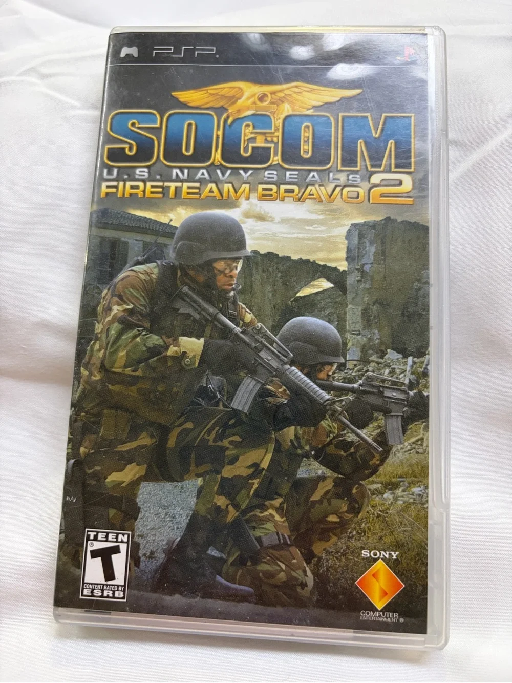 Sony PSP SOCOM Fireteam Bravo 2 – Black, Gold & Camouflage